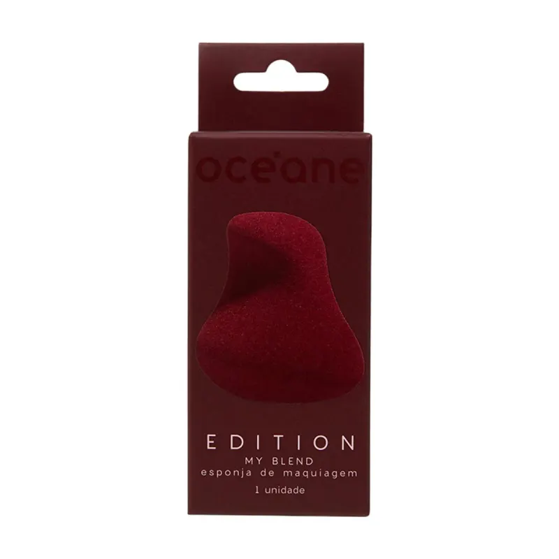 Esponja de Maquiagem My Blend Océane Vinho 1 unidade