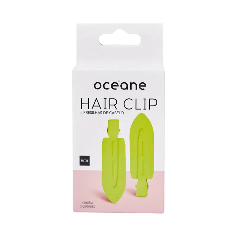 Presilhas de Cabelo Océane Hair Clip Amarelo 2 unidades