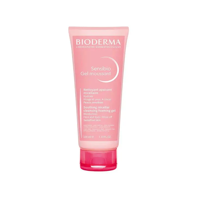 Gel de Limpeza Micelar Bioderma Sensibio Gel Moussant Calmante e Hidratante 100ml