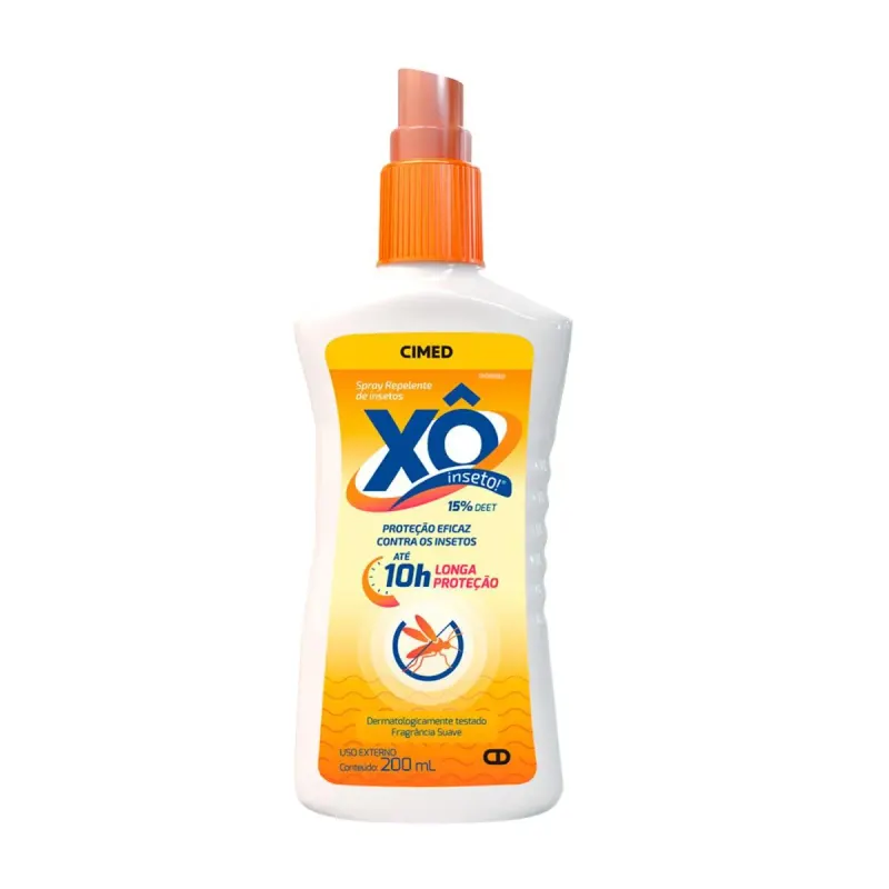 Spray Repelente Xo Inseto 15% Deet 200ML 01 unidades