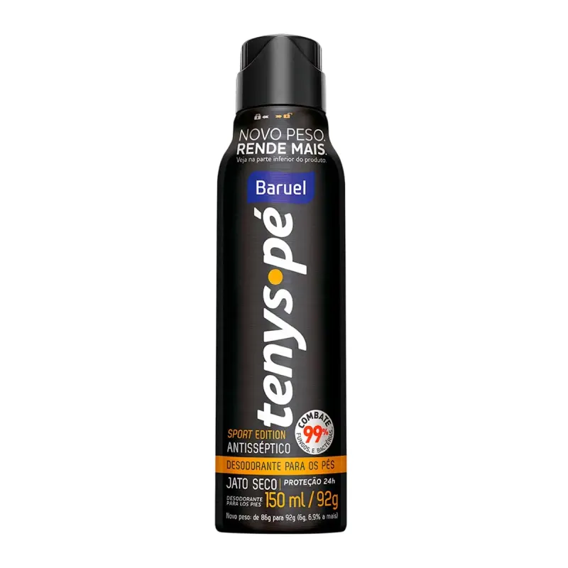 Desodorante para os pés Tenys Pé Jato Seco Sport Edition com 150ml