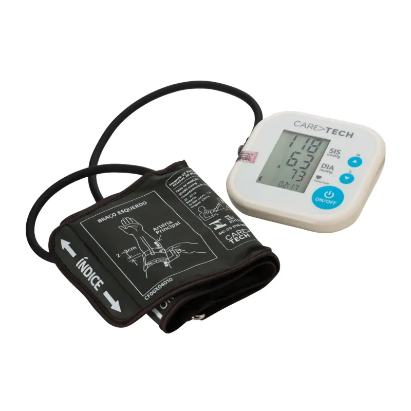 Monitor de Pressão Arterial de Braço Caretech HCogoRD 1 unidade