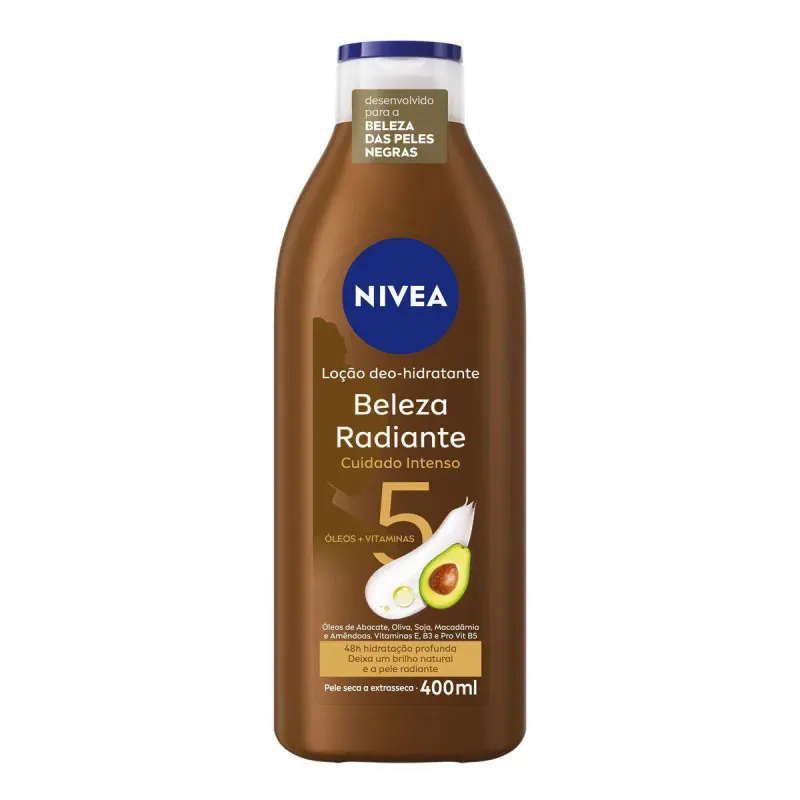 Loção Deo Hidratante Nivea Beleza Radiante Cuidado Intenso 400ml