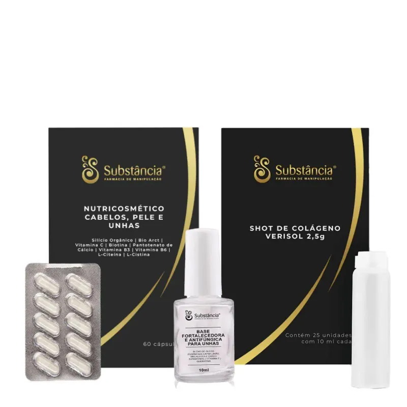 Booster Da Beleza Cabelo, Pele E Unha + Colágneo Substância