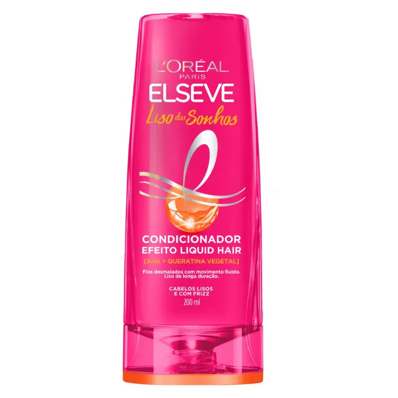 Condicionador Elseve Liso dos Sonhos Liso e Maciez no Dia a Dia 200ml