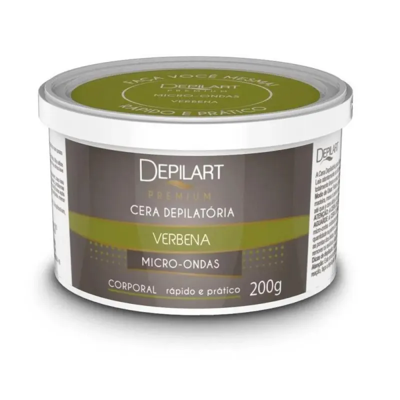 CERA DEPILATóRIA DE MICROONDAS DEPILART PREMIUM VERBE 200G