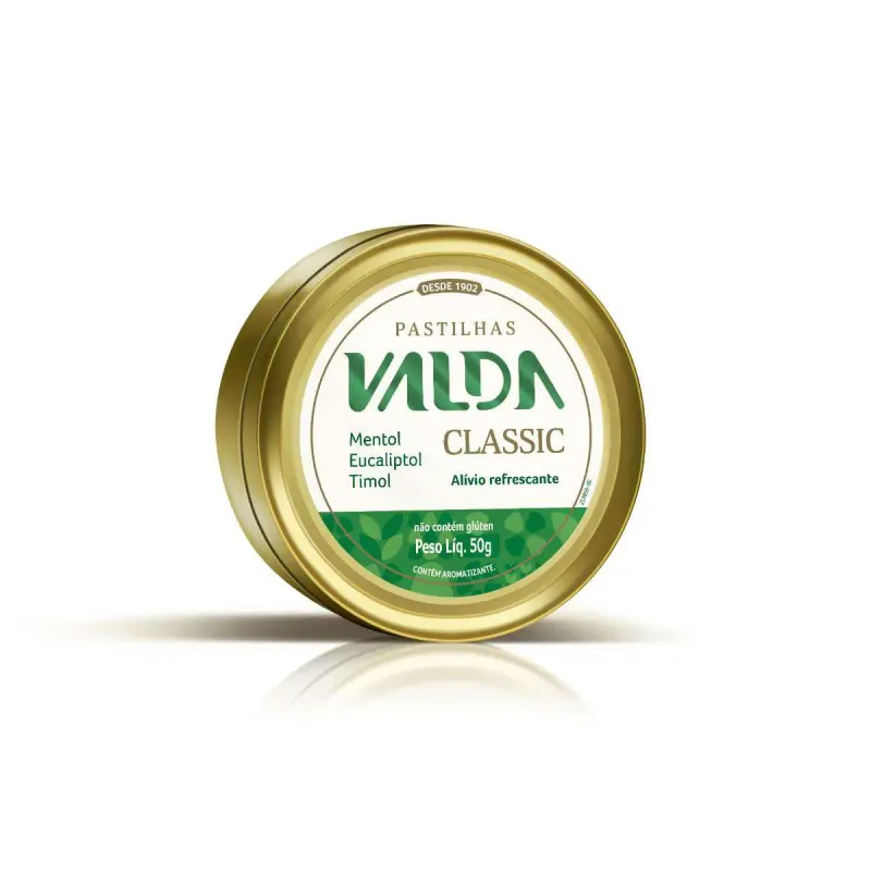 Pastilha Valda Classic Lata 50g