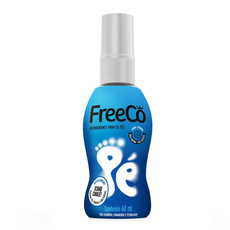 Desodorante Para Pés FreeCô Spray Líquido 60ml