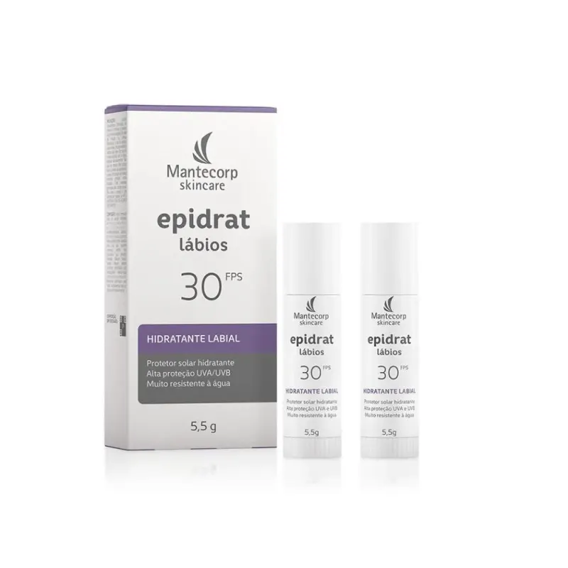 Kit C/ 2 Epidrat Lábios Fps - 30 5,5g