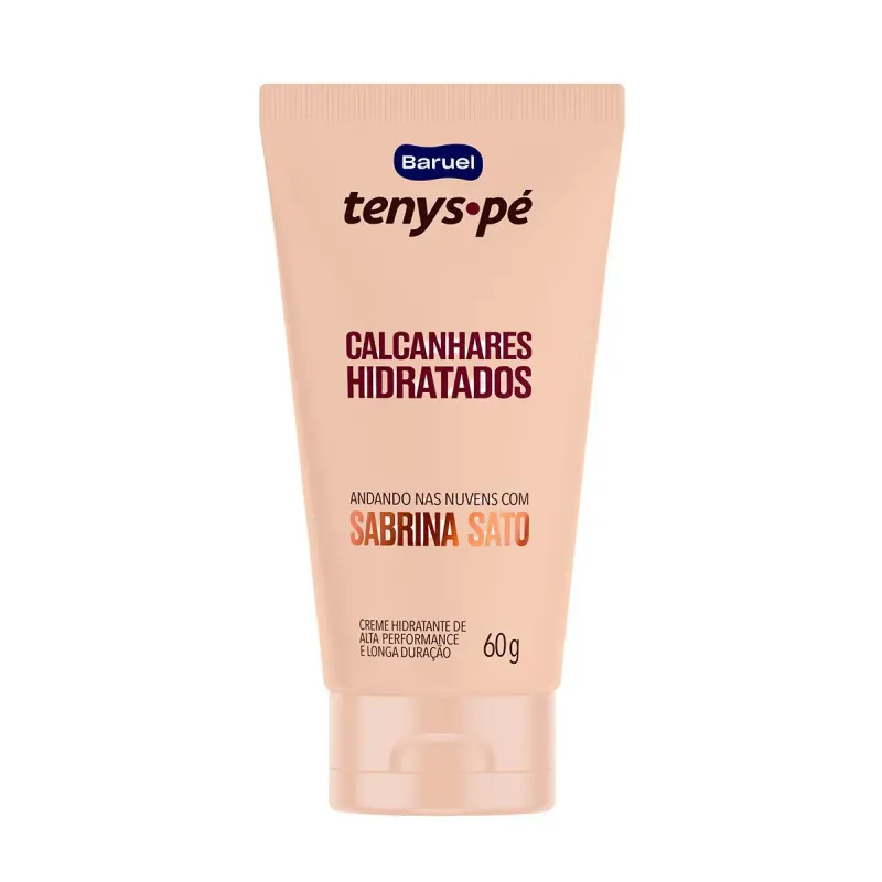 Creme Hidratante Calcanhares Hidratados Tenys Pé Baruel Andando nas Nuvens com Sabrina Sato 60g