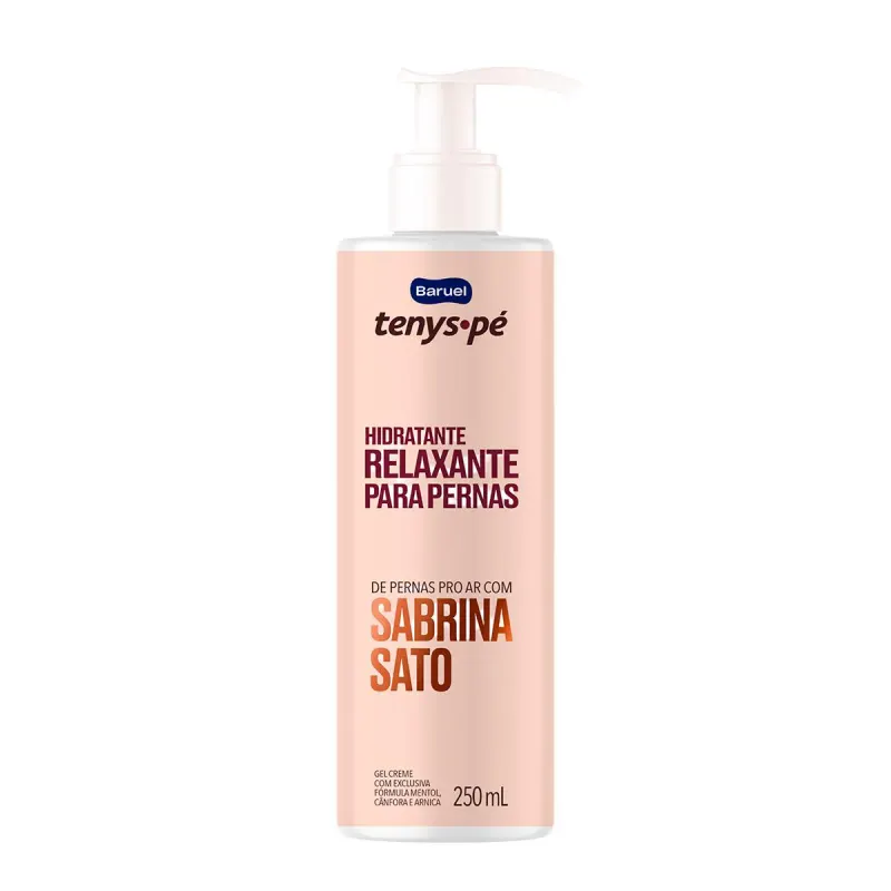 Hidratante Relaxante para as Pernas Tenys Pé Baruel Sabrina Sato 250ml