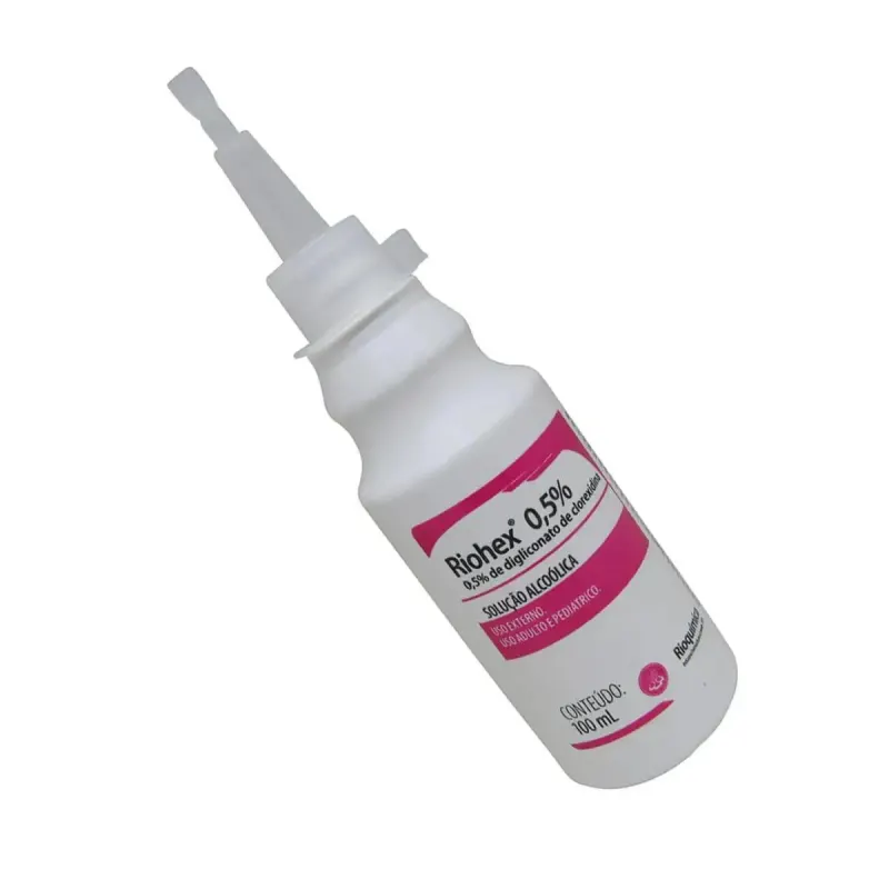 Riohex 0,5% Clorexidina Alcoolica 100 Ml Rioquímica
