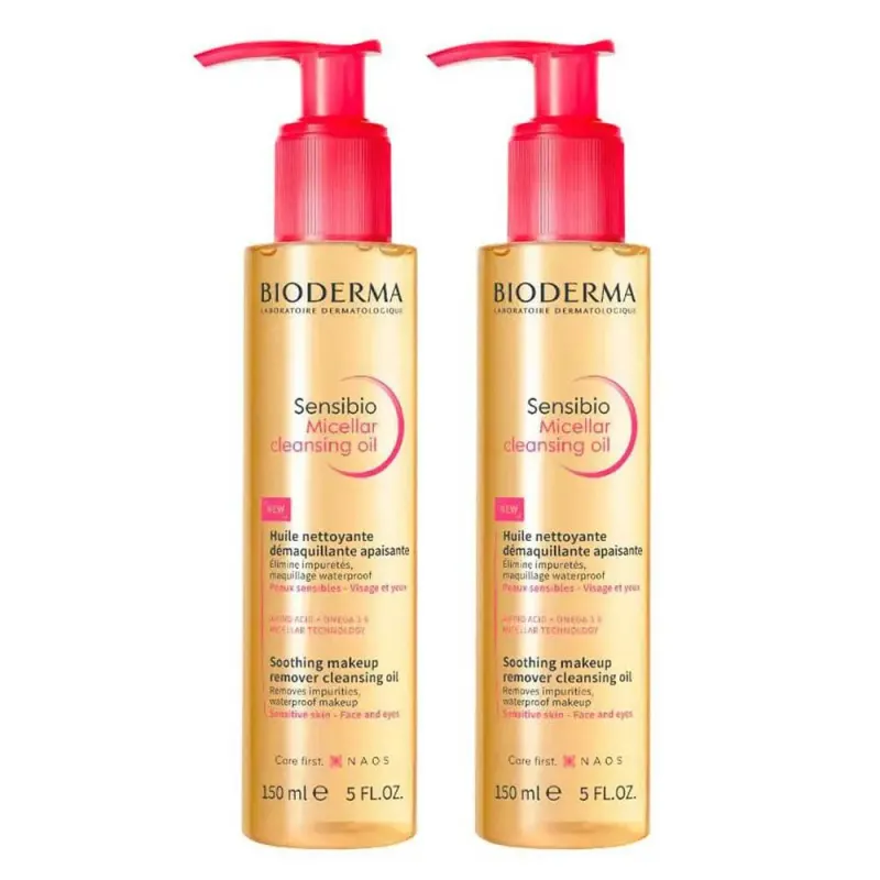 Bioderma Sensibio Cleansing Oil Kit com 2 Unidades