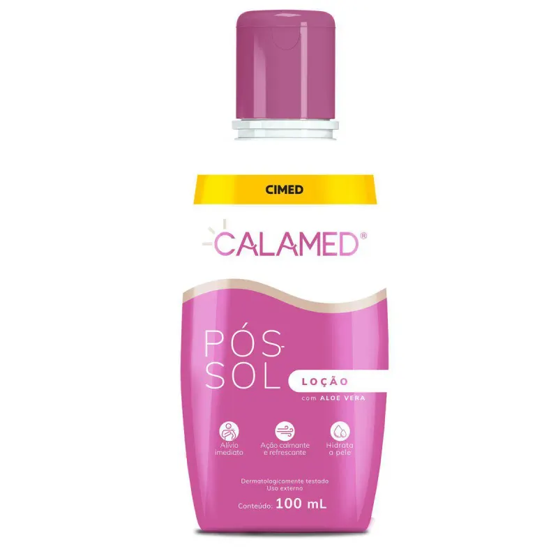 Loção Pós-sol Calamed Aloe Vera com 100ml