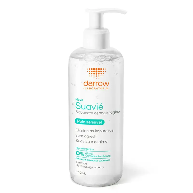 Sabonete Líquido Dermatológico Darrow Suavié Pele Sensível 400ml