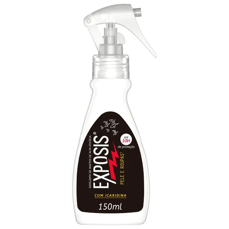 Repelente Exposis Icaridina Adulto e Infantil Sem Perfume Spray 150ml