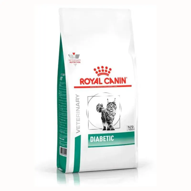 Ração Royal Canin Dieta Veterinária Diabetic para Gatos Adultos 1,5Kg