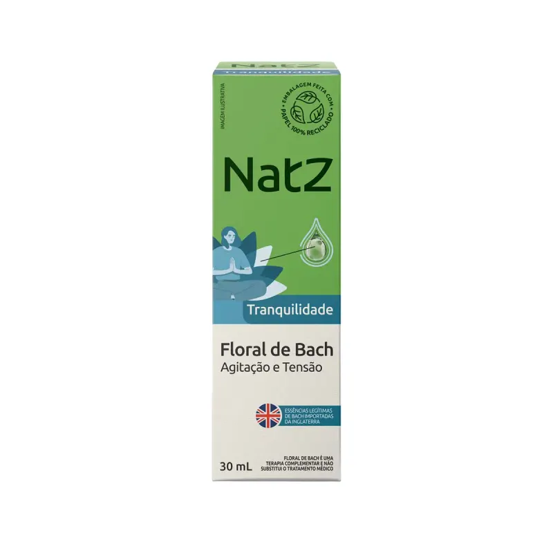 Floral de Bach Natz Tranquilidade para Agitação e Tensão 30ml