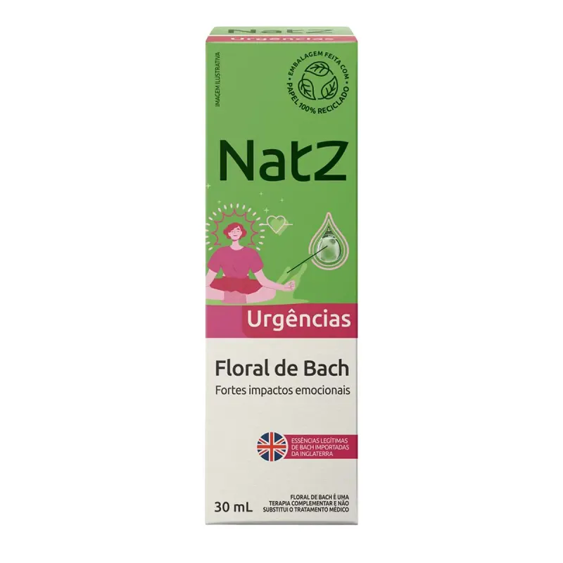 Floral de Bach Natz Urgências para Fortes Impactos Emocionais 30ml