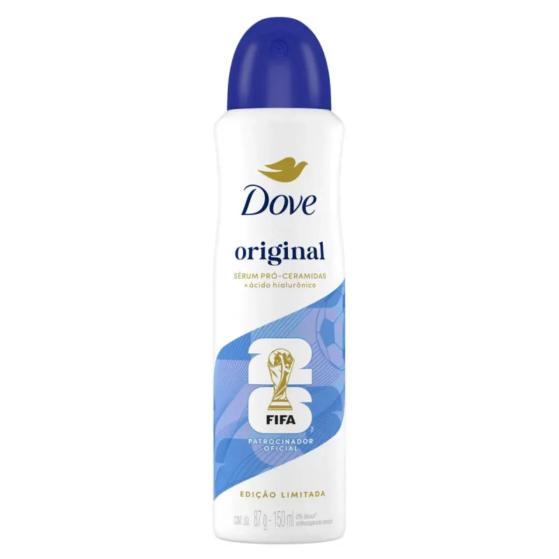 Desodorante Antitranspirante Aerosol Dove Original Feminino 72h 150ml