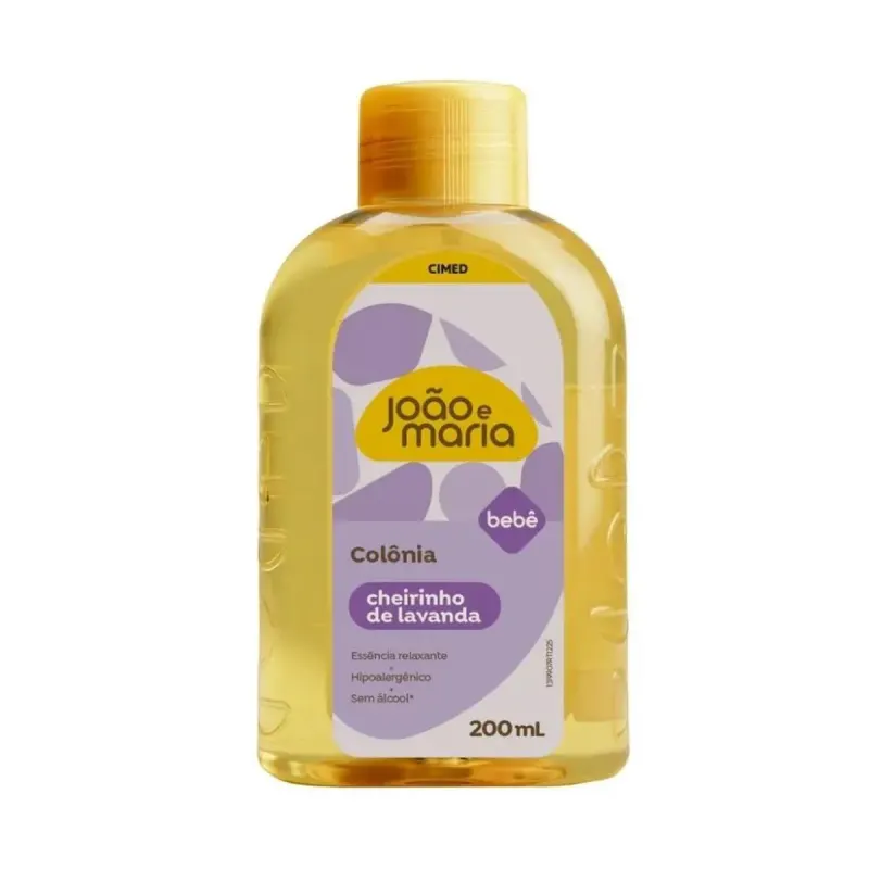 Colônia Infantil João e Maria Lavanda 200Ml