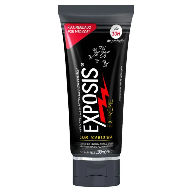 Repelente Exposis Extrême Gel Adulto e Infantil Icaridina 100ml