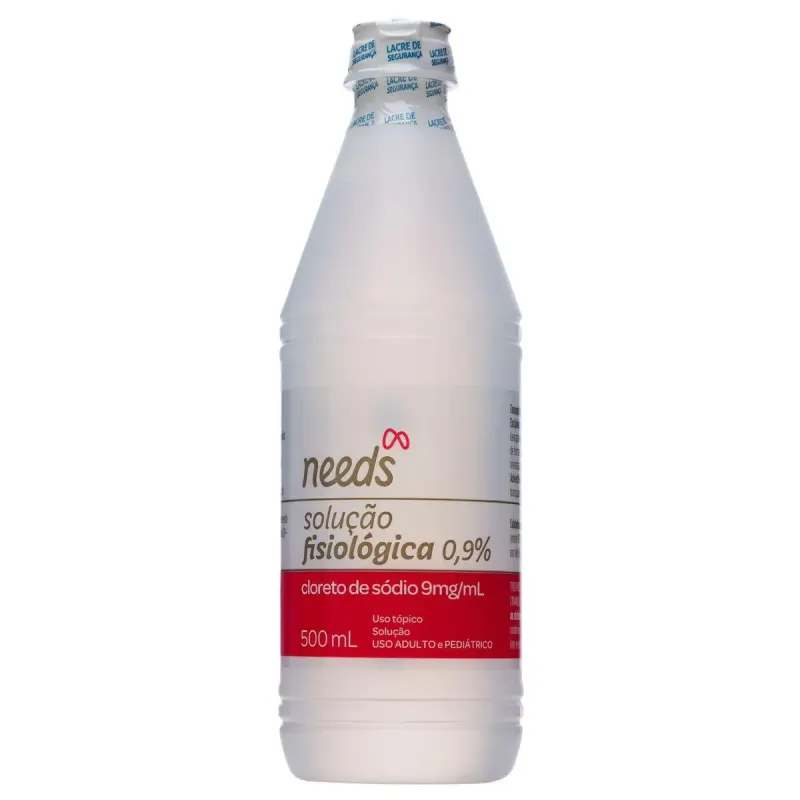 Soro Fisiológico Cloreto de Sódio 0,9% Needs 500ml