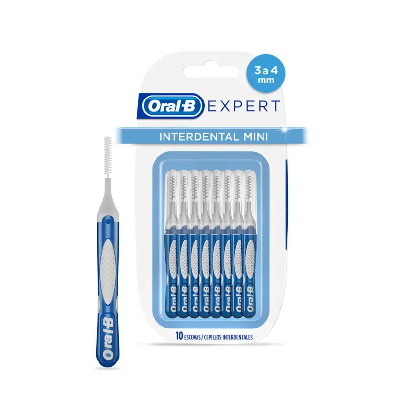 Escova de Dente Interdental Oral-B Expert Mini 3 a 4mm com 10 unidades