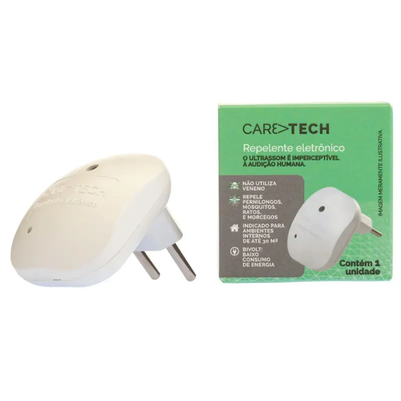 Repelente Eletrônico de Tomada Caretech Bivolt 1 Unidade