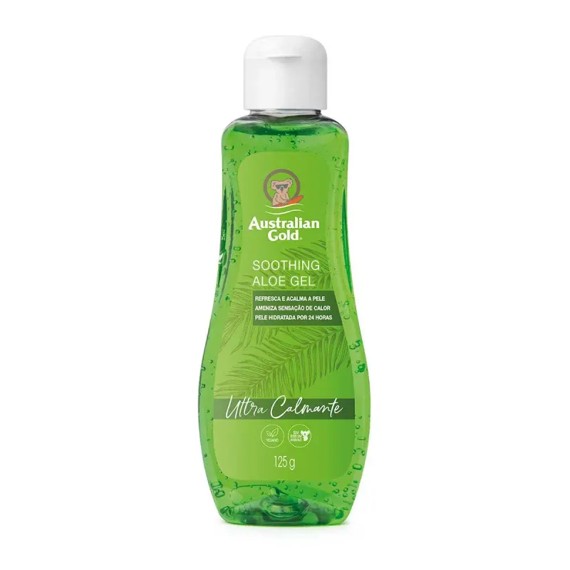 Gel Pós-Sol Australian Gold Soothing Aloe Gel Ultra Calmante 125g