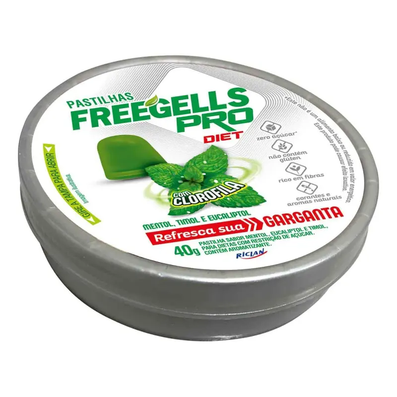 Pastilha Freegells Pró Eucalipto Diet 40g