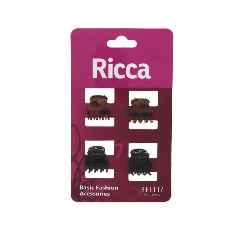 Piranha de Cabelo Ricca Classica Mini - 1 unidade
