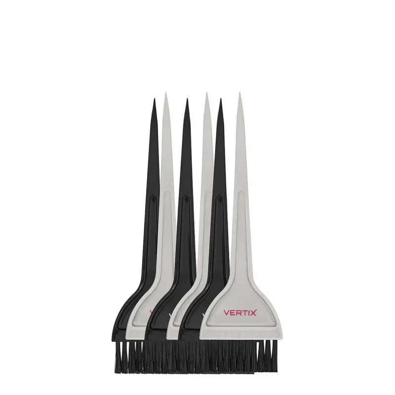 Pincel de Tintura Vertix Médio - 6 unidades