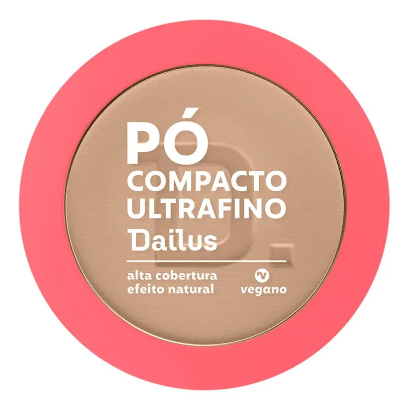 Pó Compacto Ultrafino Dailus 10g - D5 Médio