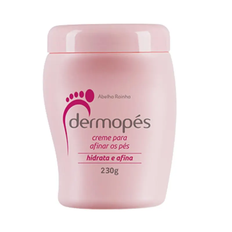 Creme para Afinar os Pés Hidrata e Afina Dermopés Abelha Rainha 230g