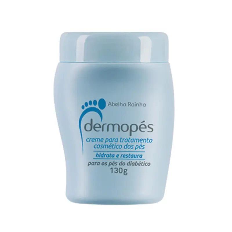Creme para Pés do Diabético Hidrata e Restaura Dermopés Abelha Rainha 130g