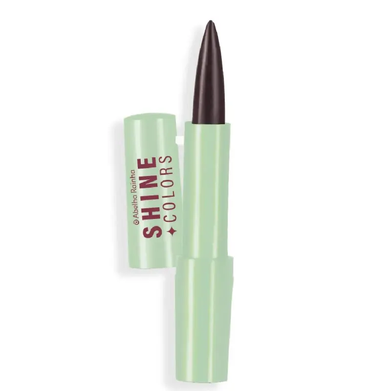 Kajal 2 em 1 preto shine colors abelha rainha 1,3g
