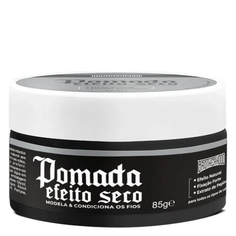 Pomada para Cabelo Efeito Seco Bth - 85g