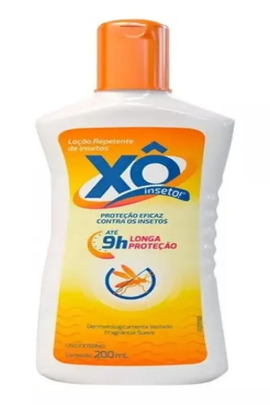 Repelente Loção Xô Inseto Frasco 200ml Longa Proteção