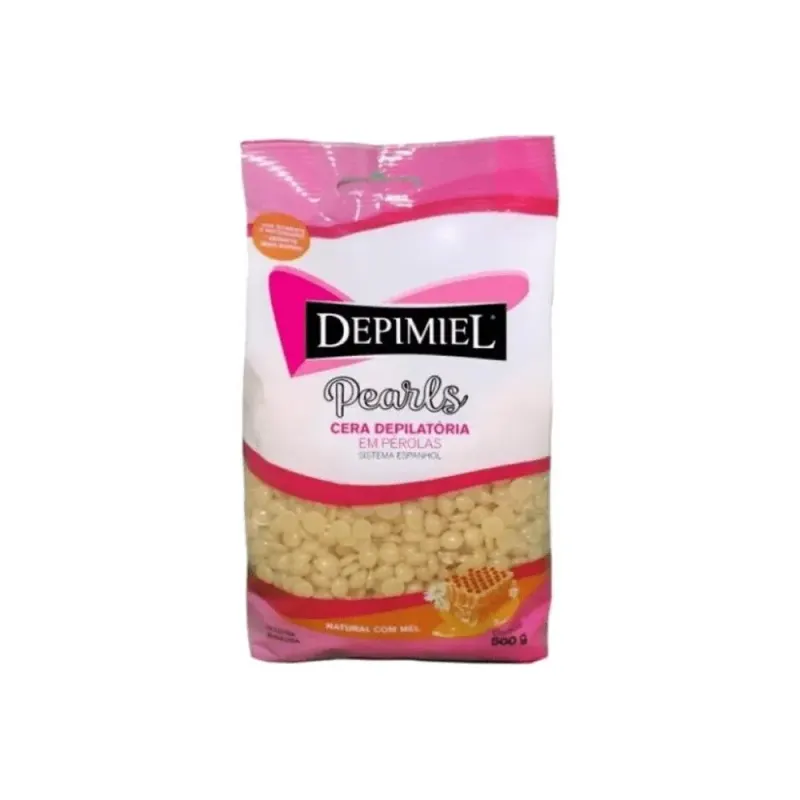 Cera Depilatória Depimiel Natural 500g