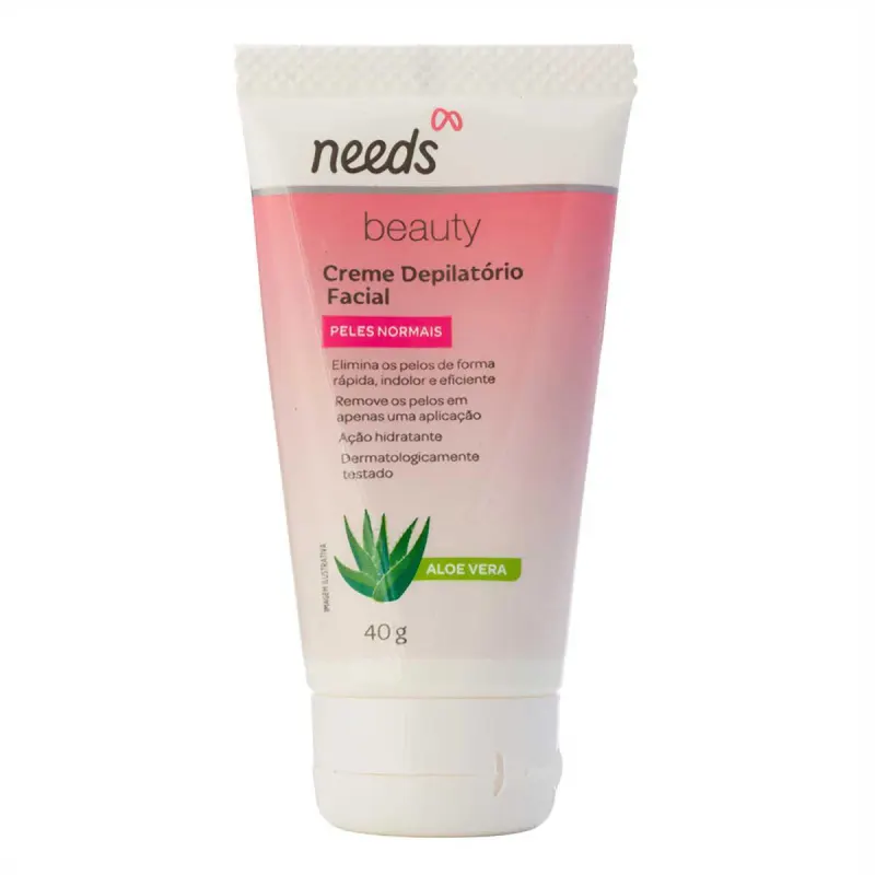 Creme Depilatório Facial Needs Beauty Pele Normal 40g