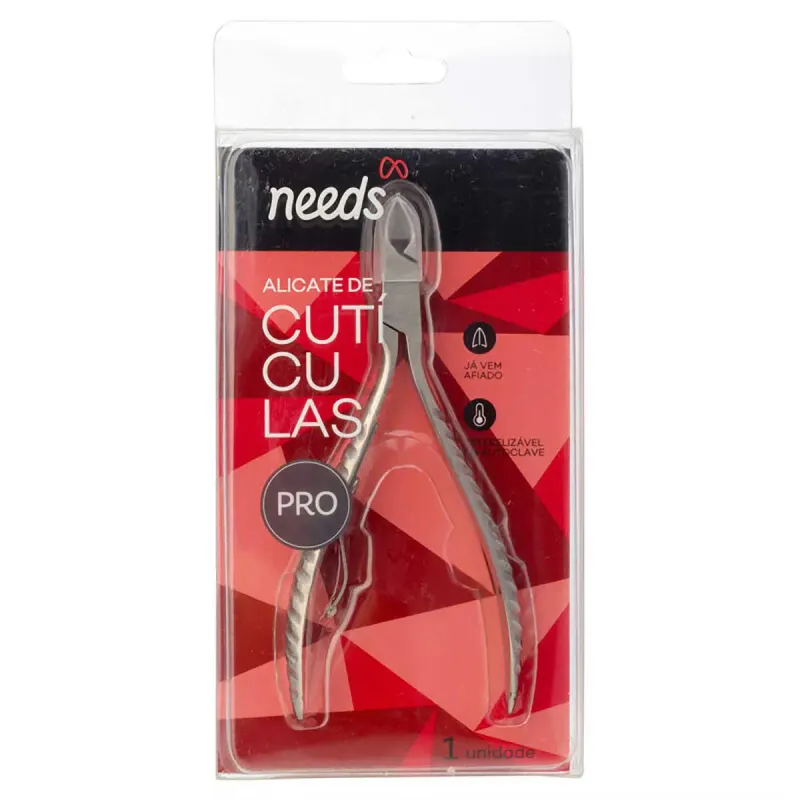 Alicate de Cutícula Needs PRO Inox 1 Unidade