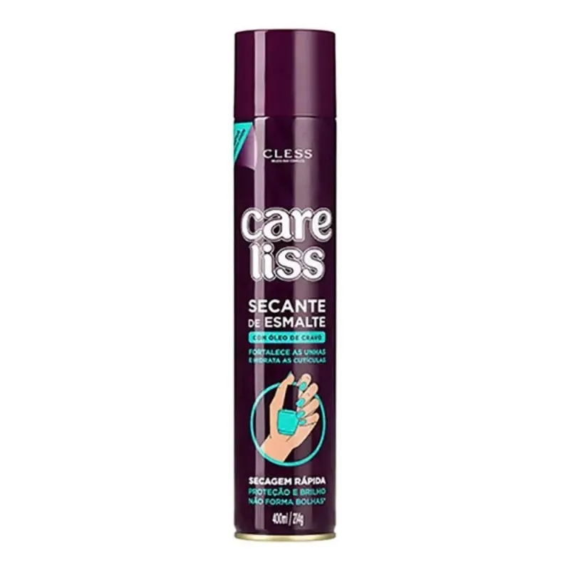 Spray Secante de Esmalte Care Liss Oleo de Cravo 400ml Cless