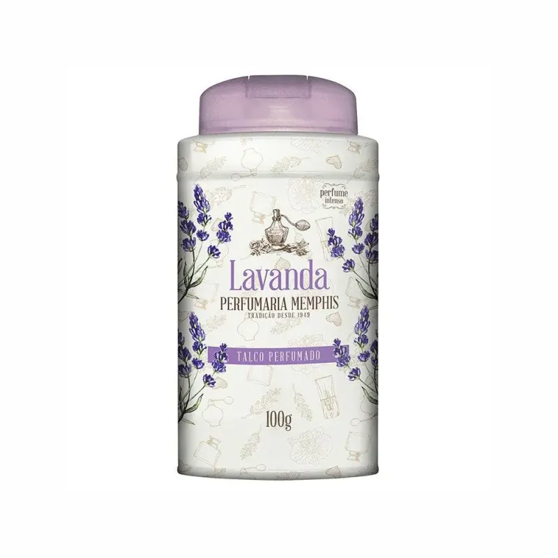 Talco Memphis Lavanda Perfumado 100g