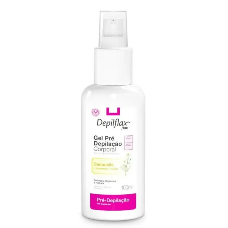 Gel Pré Depilação Corporal Depilflax Camomila 100ml