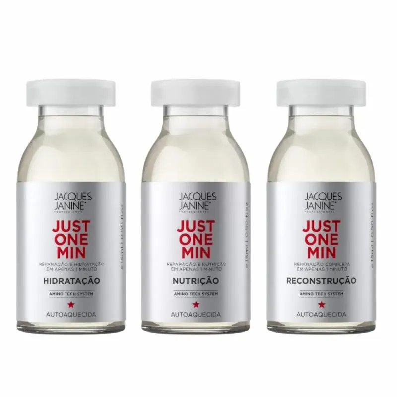 Cronograma Capilar Jacques Janine Just One Min 15ml