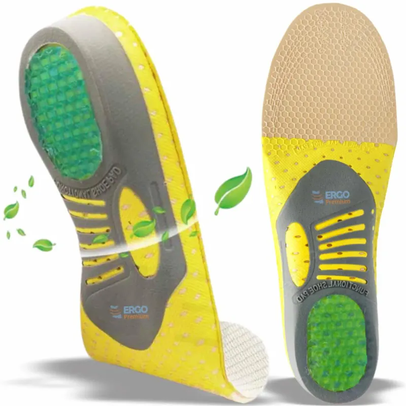 Palmilha Anatômica Gel Ortopédica para Fascite Plantar Esporão Original 1par 35a40