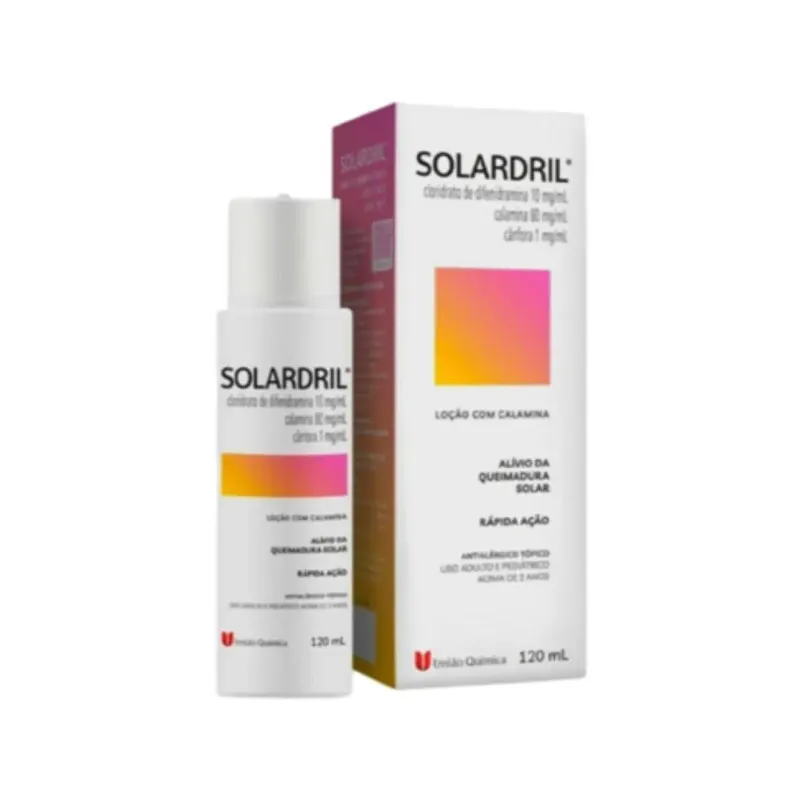 Loção com Calamina Pós Sol Solardril 120ml União Química